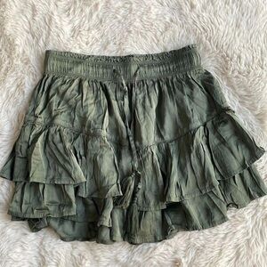 Aerie Ruffled Skirt